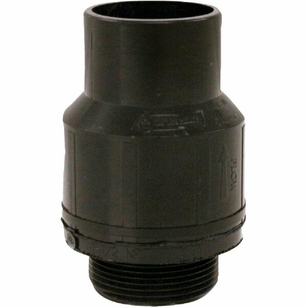 Prinsco NDA 1-1/2 In. Sump Pump Seal Check Valve CVO1.5MPTRB